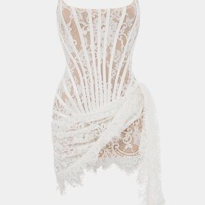 Heiress Lace Corset Mini Dress